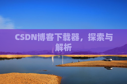 CSDN博客下载器，探索与解析