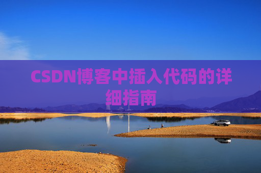 CSDN博客中插入代码的详细指南